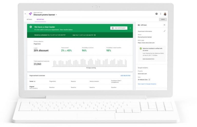 google optimize with google marketing platform
