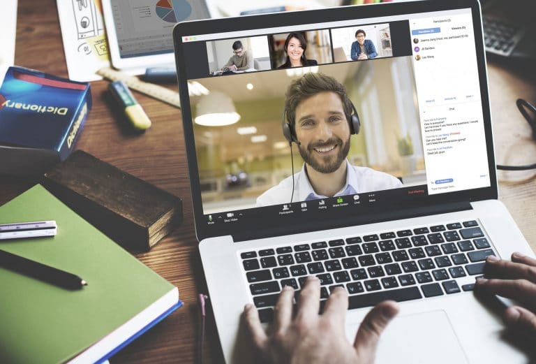 Live webinar or virtual event on Zoom