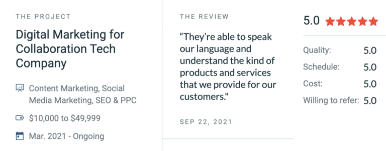 digital website audit and seo client review