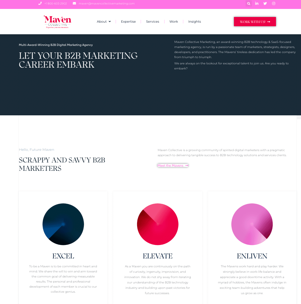 maven collective microosft partner career page
