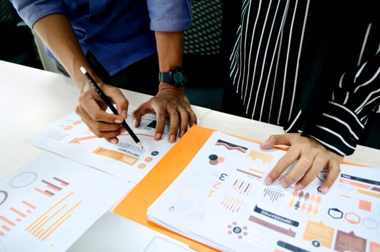 Use competitive benchmarking to brainstorm your business strategy through whiteboard sessions