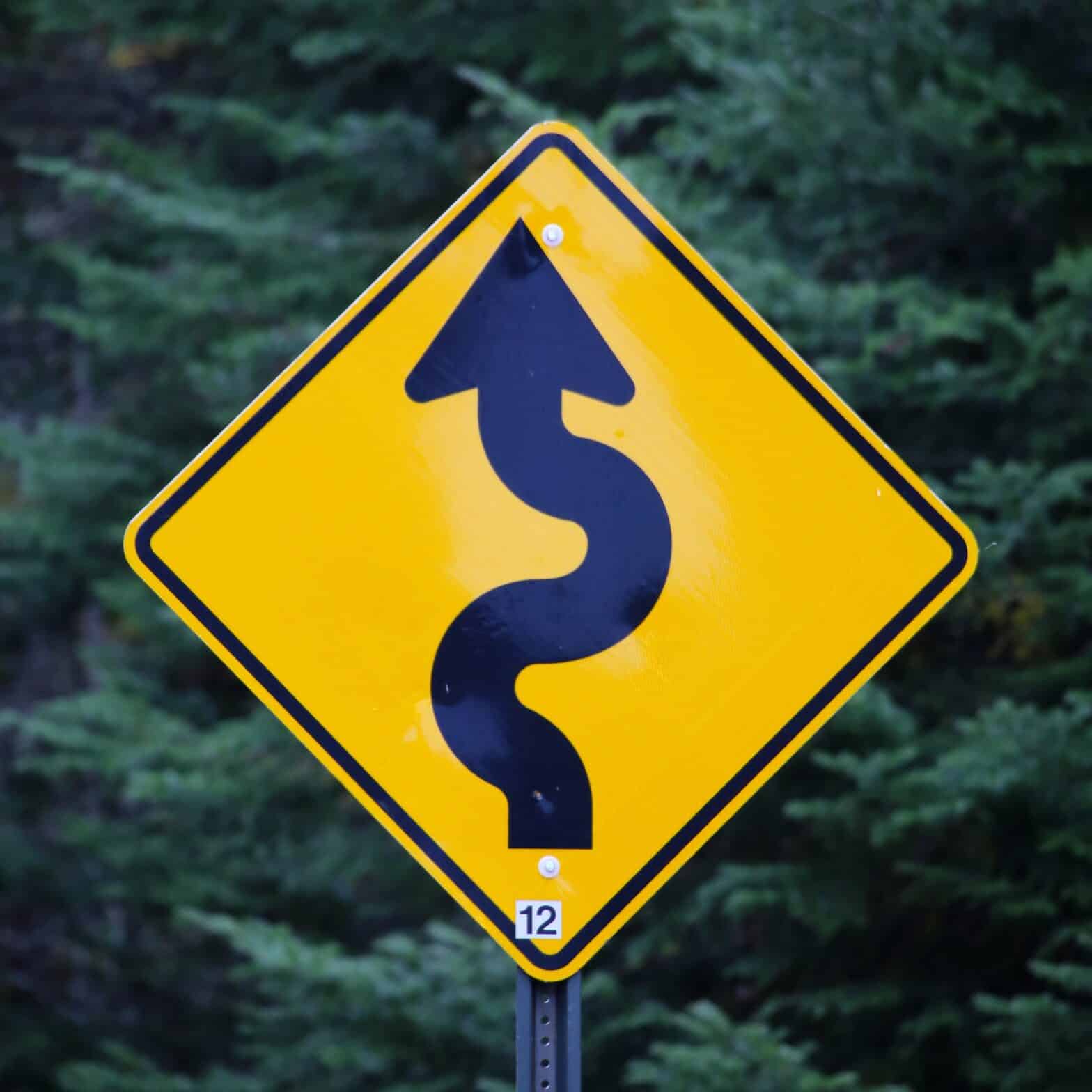 Approaching a sign