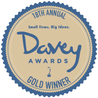 Davey Award Professional Website badge