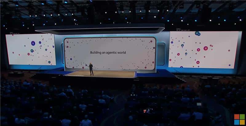 keynote at microsoft ignite about agentic world